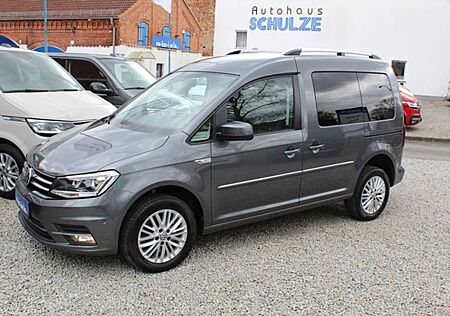 VW Caddy Volkswagen Highline DSG 4Motion AHK Xenon Navi Leder