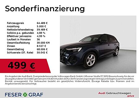 Audi Q7 45 TDI S line Ext/Matrix/HuD/360Kamera/Luft/Air/AH