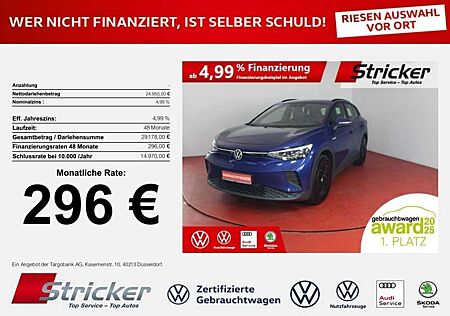 VW ID.4 Volkswagen Pure Performance 125/52 296,- ohne Anzahlung ACC