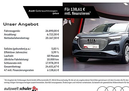 Audi Q4 e-tron 40 Navi SHZ APS GRA