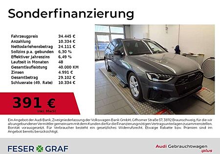 Audi A4 Avant 40 TFSI qu S Line Int Leder,Sportsitze+,LED,