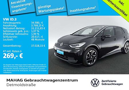 VW ID.3 Volkswagen Pro 150kW WärmePu NaviPro IQ.LIGHT ACC