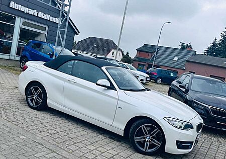 BMW 220 d Cabrio Sport Line*LEDER*NAVI*BI-XENON*PDC