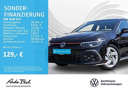 VW Golf GTI Volkswagen Golf VIII GTI 2.0 TSI DSG, Navi, LED, Rückfahrka