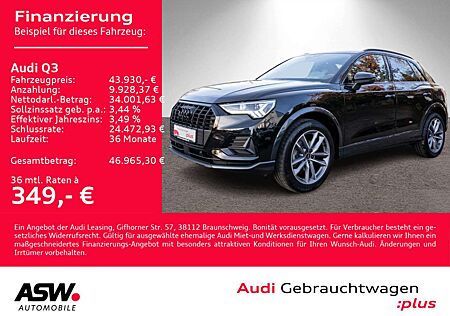 Audi Q3 SUV S line 35TFSI Stroni NAVI LED AHK RFK PDC