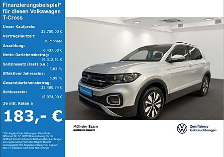 VW T-Cross Volkswagen 1.0 TSI DSG Move Sitzheizung ACC Leichtmetallräder