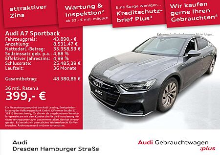 Audi A7 40 TDI quattro S line Matrix Navi