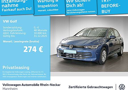 VW Golf Volkswagen VIII 2.0 TDI GAR2030 App-Connect PDC LED uv