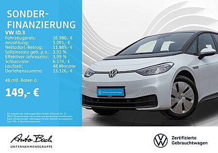 VW ID.3 Volkswagen Pure Performance Automatik Navi LED EPH DAB
