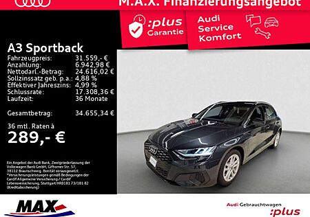 Audi A3 40 e TFSI S TRONIC MMI NAVI+VCP+PDC