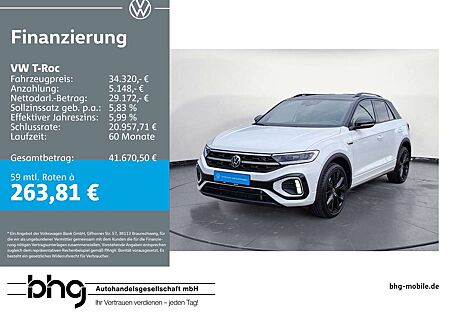 VW T-Roc Volkswagen 1.5 TSI DSG R-Line AHK Pano beats Kamera