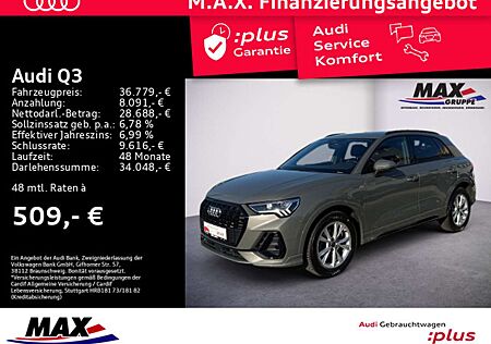 Audi Q3 35 TDI S LINE LED+NAV+AHK+KAMERA+SONOS+OPTIK+