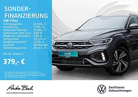 VW T-Roc Volkswagen 1.5 TSI DSG R-Line, LED, Navi, Rückfahrkam