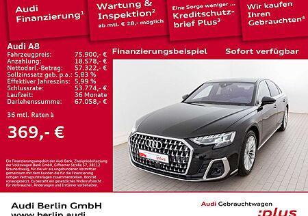 Audi A8 50 TDI qu. tiptr. STDHZ PANO HUD 360°K MATRIX