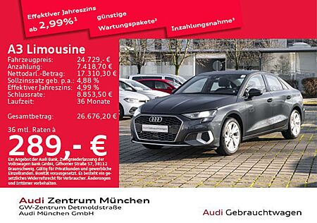 Audi A3 30 TFSI S tronic advanced AHK/Virtu