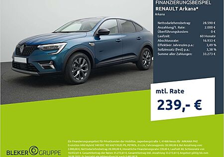 Renault Arkana Evolution Mild Hybrid 140 EDC