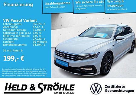 VW Passat Variant Volkswagen R-Line 2.0 TDI DSG IQ STDHZG 19"