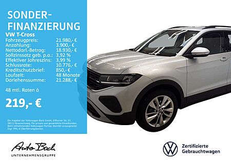 VW T-Cross Volkswagen 1.0 TSI "Life" LED Digital Cockpit ACC E