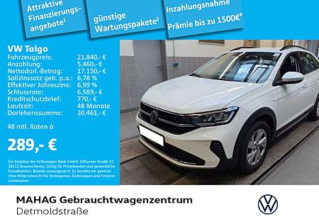 VW Taigo Volkswagen 1.0 TSI LIFE Navi LED ParkPilot Alu16Belmo