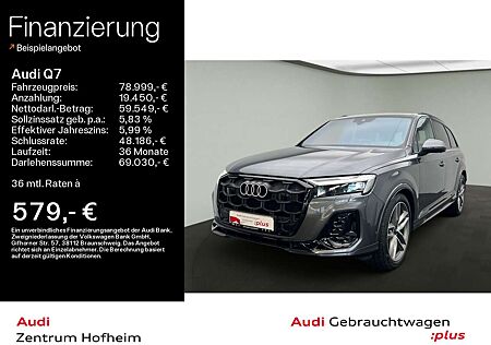 Audi Q7 55 TFSIe qu S line tip*B&O*HUD*Pano*Matrix*Vi