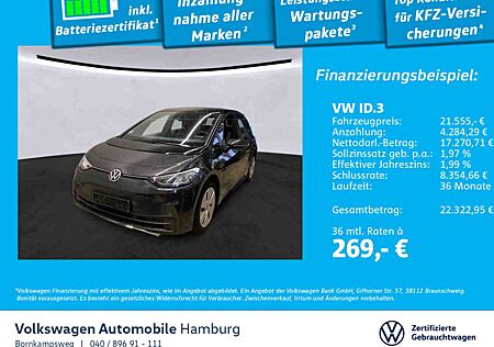 VW ID.3 Volkswagen Pro Performance Life LED Navi Sitzhzg