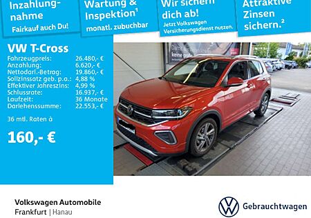 VW T-Cross Volkswagen 1.0 TSI R-Line Navi AHK IQ.LIGHT - LED-M
