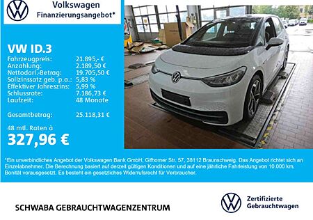 VW ID.3 Volkswagen Pro Performance Bat-Kap 62 kW/h*LED*ACC*19"