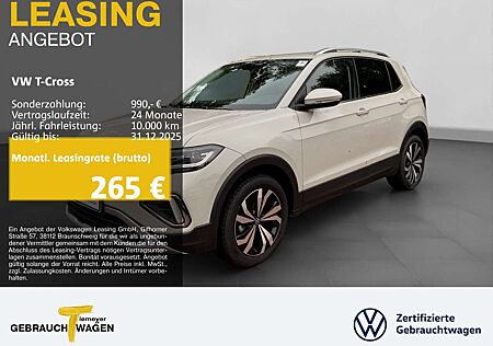 VW T-Cross Volkswagen 1.0 TSI STYLE IQ.LIGHT KAMERA LM17 AHK