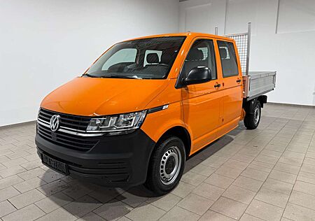 VW T6 Transporter Volkswagen T6.1 Transporter T6.1 Pritsche-Doka (6-Si.),Klima,Radio,AHK
