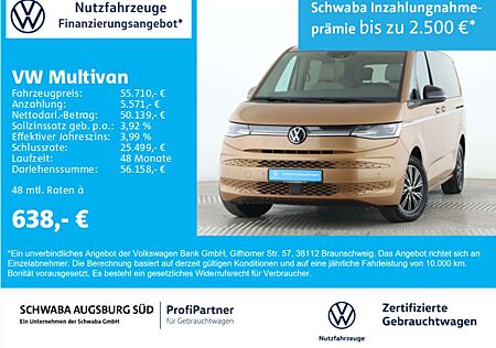 VW T7 Multivan Volkswagen Style LR/LÜ 1.4TSI eHybrid StdHz*AHK