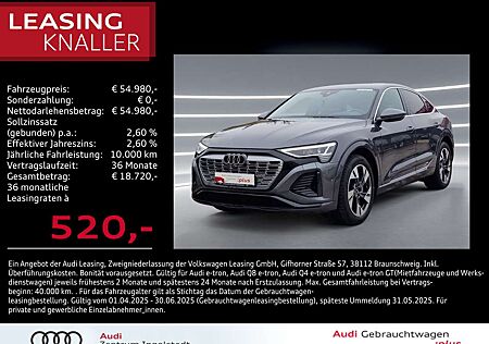 Audi Q8 e-tron Sportback 50 qu AHK 20" HuD KAM S line