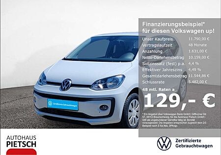 VW Up Volkswagen ! 1.0 move Sitzheizung Bluetooth Nebelscheinw.