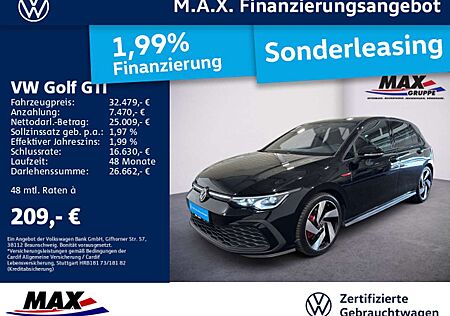 VW Golf GTI Volkswagen Golf VIII GTI 2.0 TSI DSG BLACK IQ.LIGHT+AHK+RFK