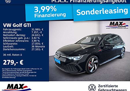 VW Golf GTI Volkswagen Golf VIII GTI 2.0 TSI DSG BLACK IQ.LIGHT+AHK+RFK