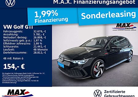 VW Golf GTI Volkswagen Golf VIII GTI 2.0 TSI DSG BLACK IQ.LIGHT+AHK+RFK