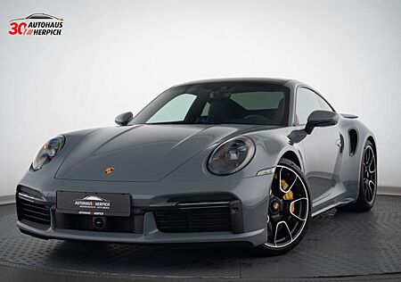 Porsche 992 Turbo S Arktikgrau Burmester Pano Lift Inno.