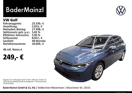 VW Golf Volkswagen 1.5 TSI Life LED Carplay SHZ Kamera ACC Alu