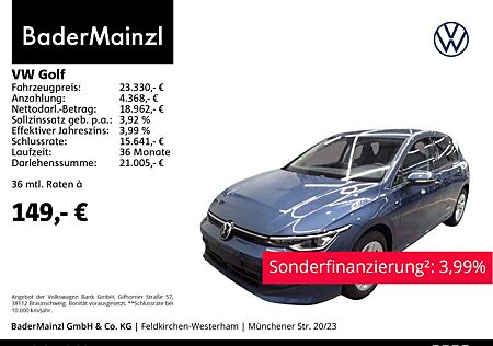VW Golf Volkswagen 1.5 TSI Life LED Carplay SHZ Kamera ACC Alu