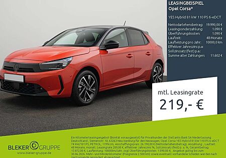 Opel Corsa YES Hybrid 81 kW 110 PS 6-eDCT