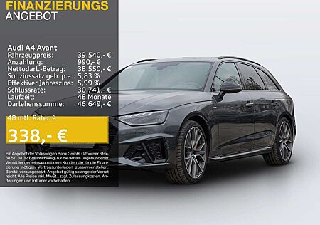 Audi A4 40 TFSI Q 2 x S LINE LM19 KAMERA NAVI+