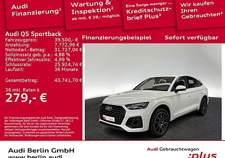 Audi Q5 S line 45 TFSI qu. S tr. AHK 360°K