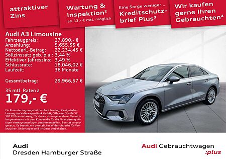 Audi A3 35 TFSI advanced S tronic