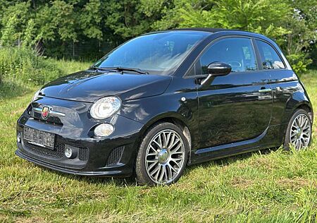 Abarth 500C Fiat Cabrio Black *PDC*Vollleder*8F*
