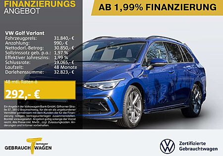 VW Golf Variant Volkswagen 2.0 TSI DSG R-LINE PANO MATRIX AHK