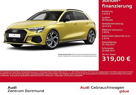 Audi A3 Sportback 35 S LINE BLACKPAK AHK LM18 EKLAPPE