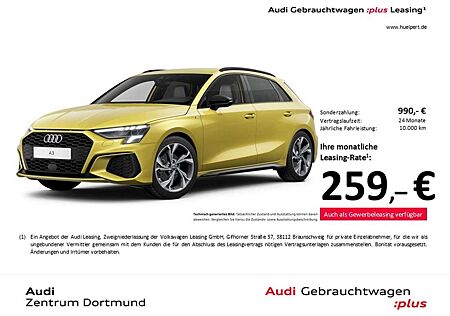 Audi A3 Sportback 35 S LINE BLACKPAK AHK LM18 EKLAPPE