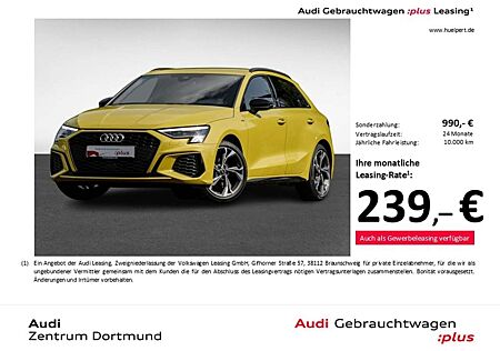 Audi A3 Sportback 35 S LINE BLACKPAK AHK LM18 EKLAPPE