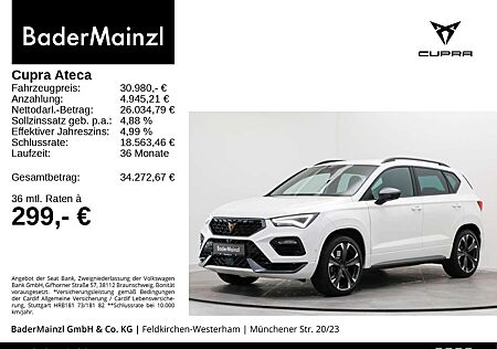 Seat Ateca VZ 2.0 TSI 4D DSG Kamera Navi LED Virtual