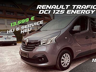 Renault Trafic dCi 125 ENERGY Grand Combi Expression | 8-Sitzer | 1. Hand | AHK | Euro 6 | Scheckheft | Klima | Tempomat