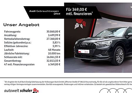 Audi Q3 35 2.0 TDI quattro S-tronic RFK LED Navi ACC SHZ